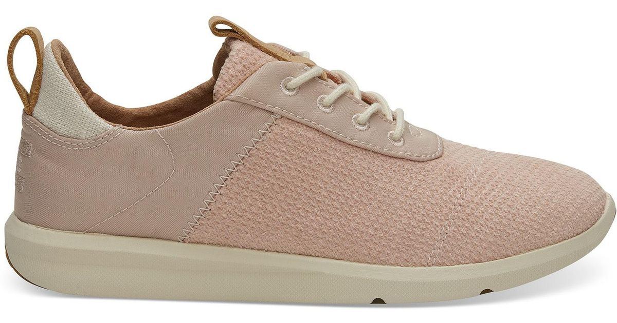 TOMS Leather Rose Cloud Women's 