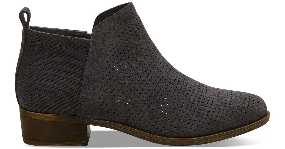 toms deia booties perforated