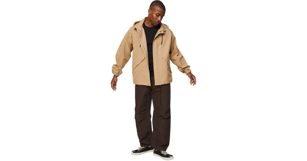 AURALEE Wool Max Canvas Hooded Blouson in Natural for Men | Lyst