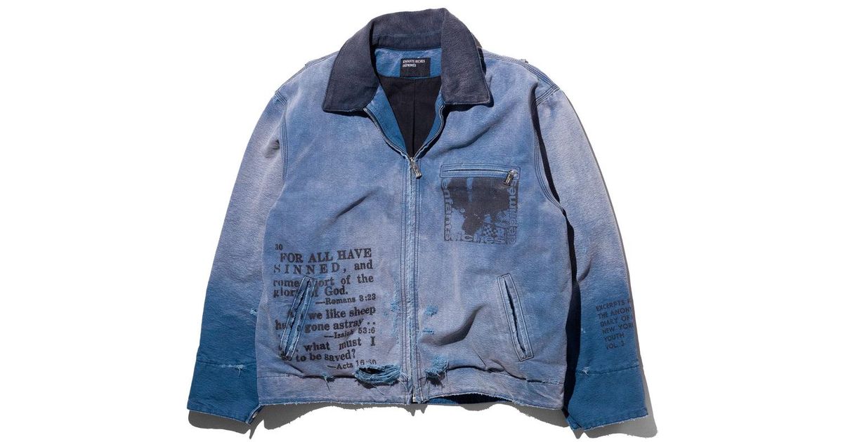 Distressed work jacket Outlet