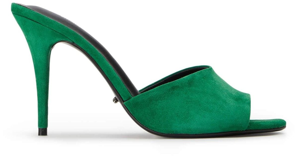 Tony Bianco Suede Retro 9.5cm Heels in Jade Suede (Green) Lyst