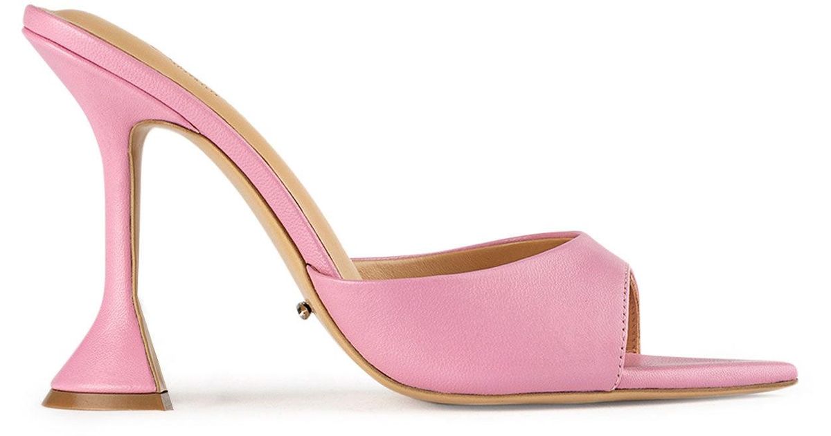 Tony Bianco Leather Marcel 10.5cm Heels in Pink | Lyst