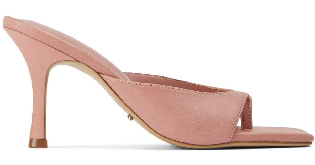 Tony Bianco Leather Crystle 8.5cm Heels in Pink | Lyst