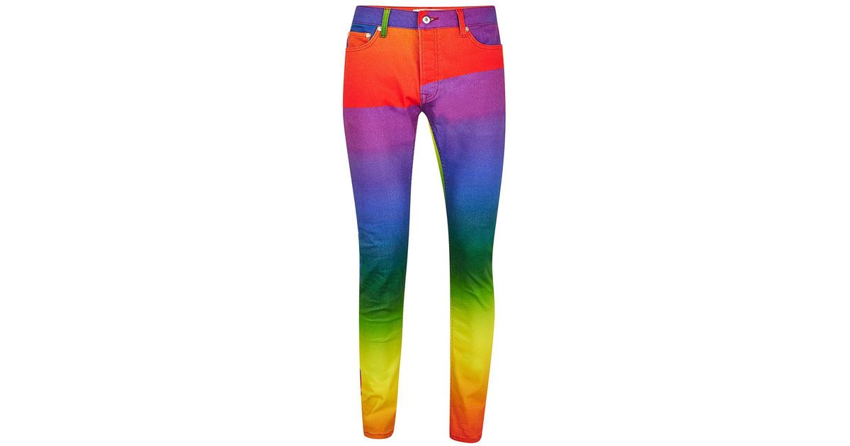 topman rainbow jeans