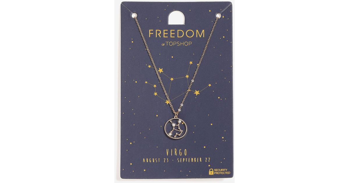 virgo necklace topshop