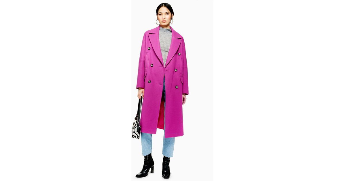topshop relaxed coat
