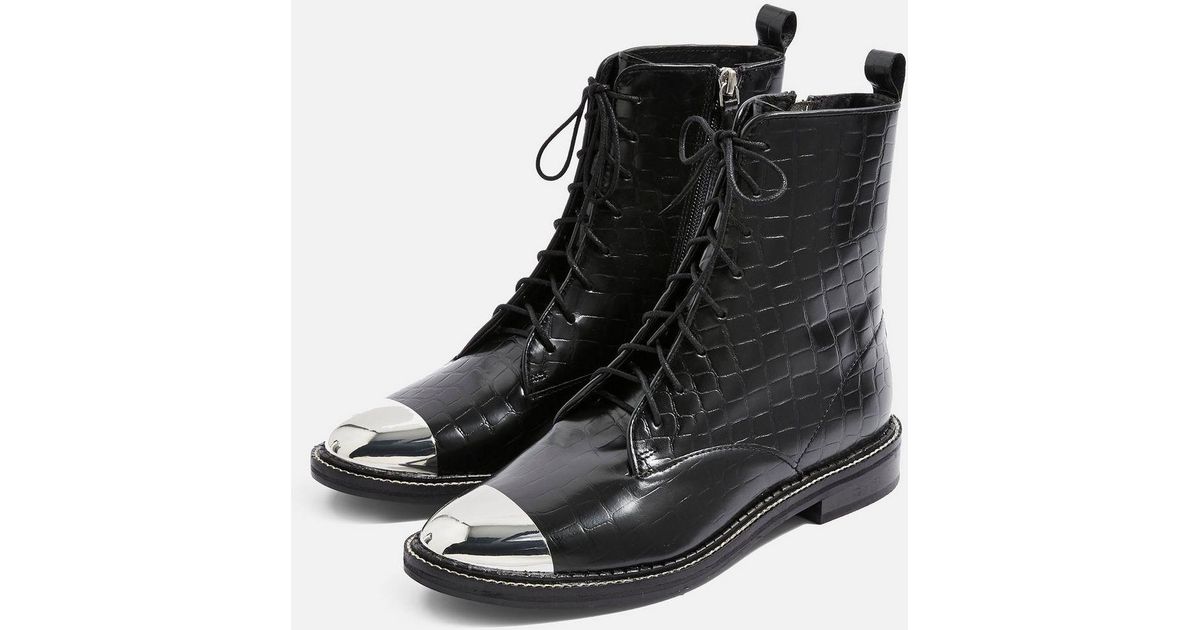 topshop crocodile boots