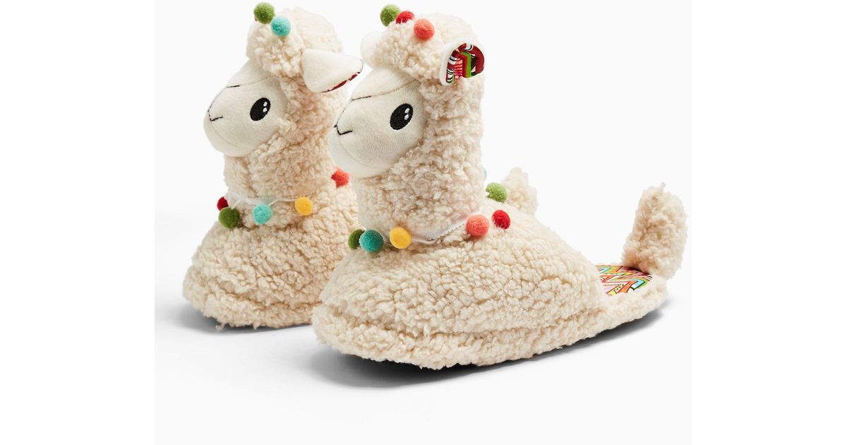 llama mule slippers