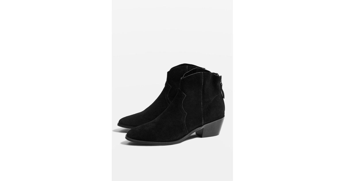 topshop betty western bootie