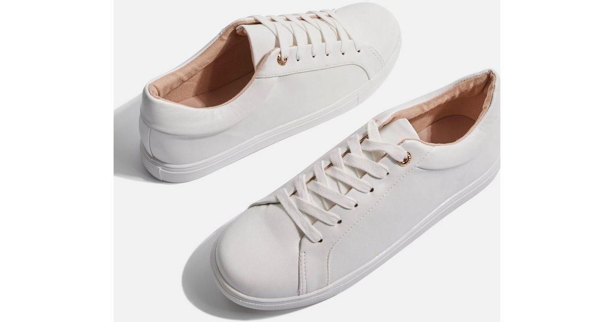 cookie lace up trainers