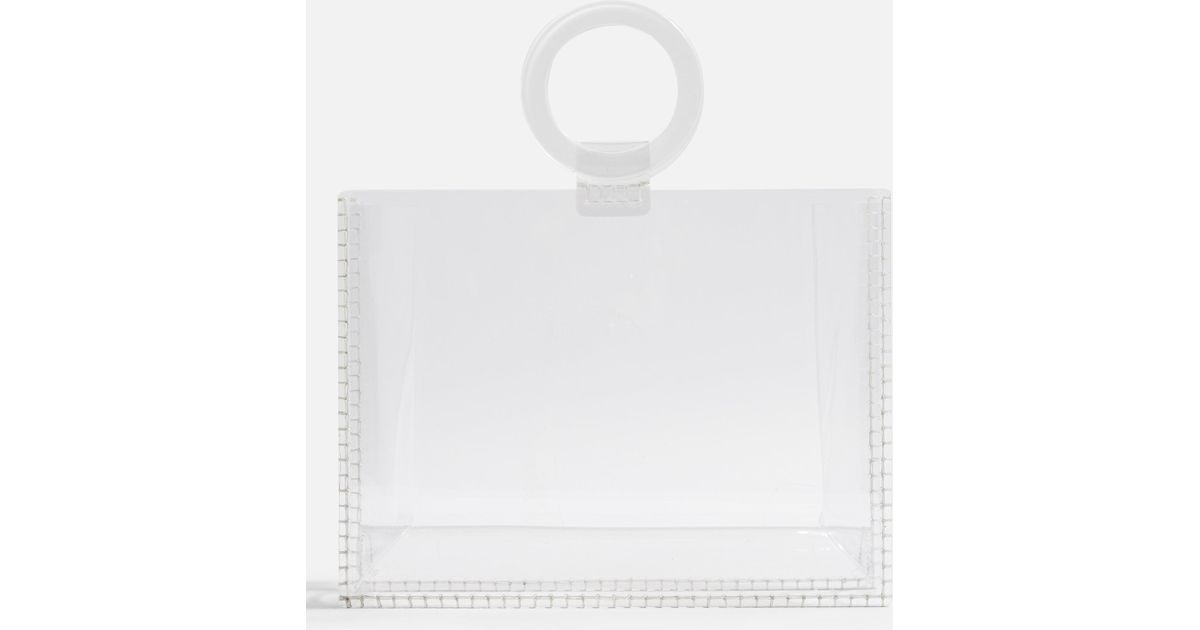 clear acrylic tote bag