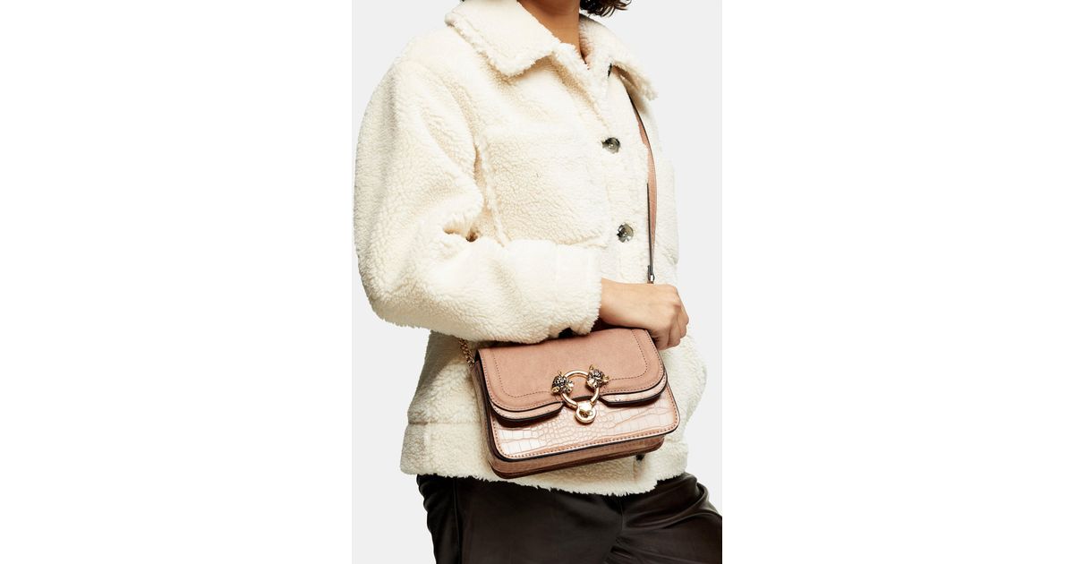 topshop panther crossbody bag