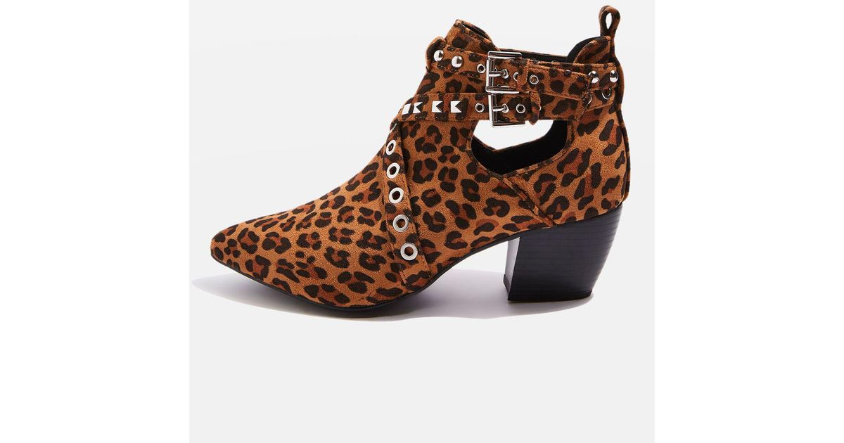 topshop leopard print heels