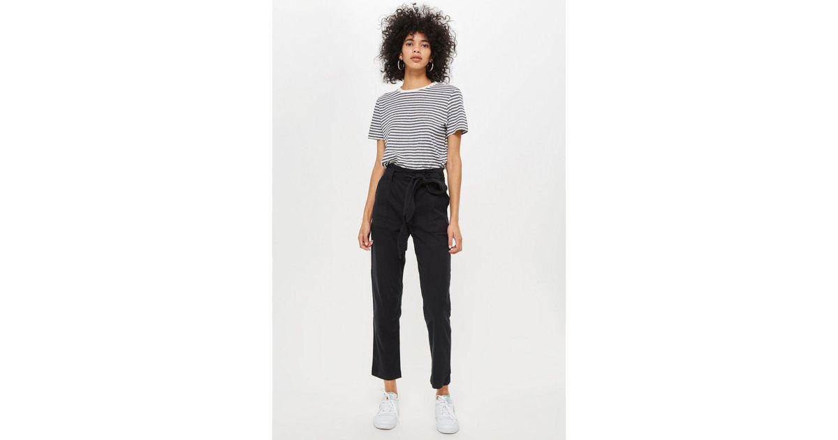 high waisted utility trousers