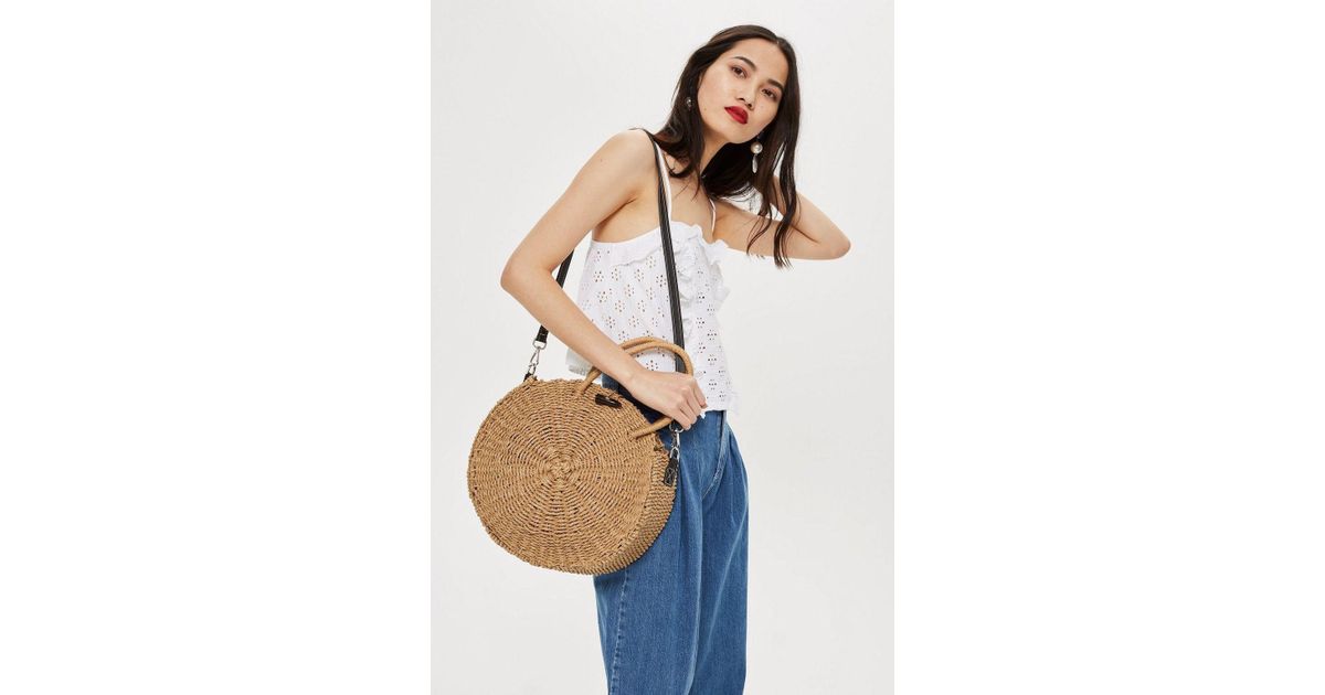 topshop round bag