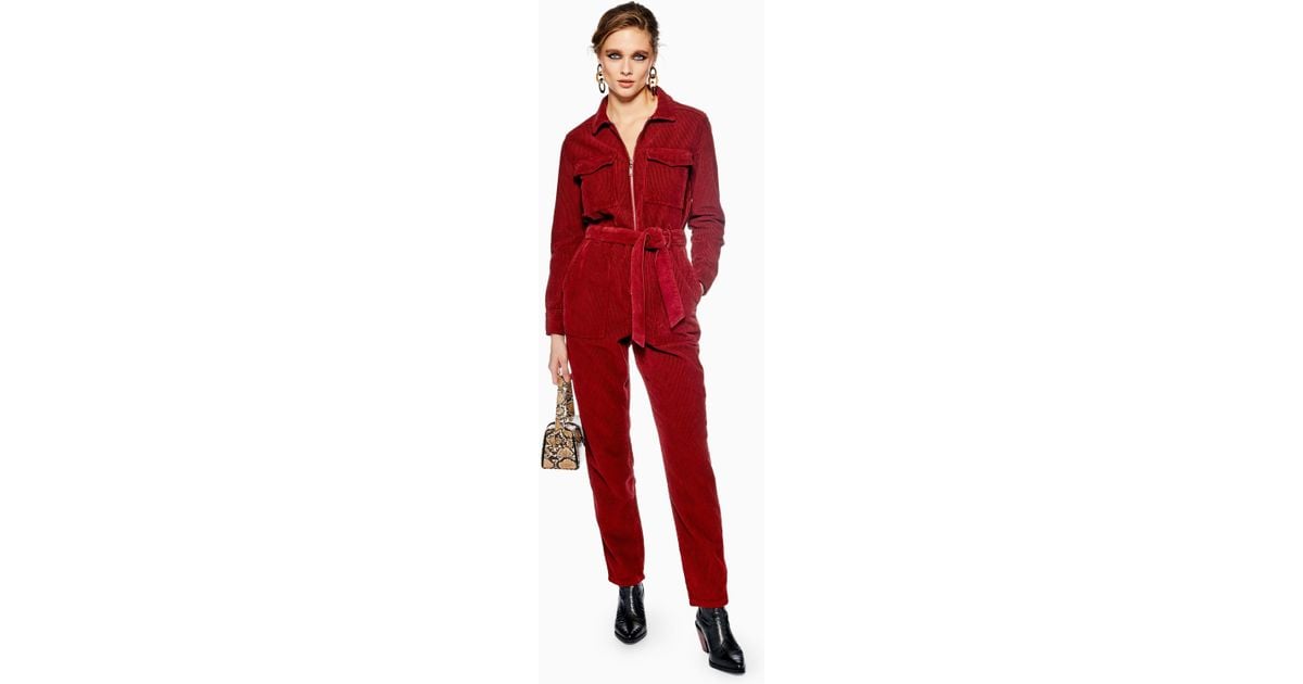 topshop corduroy jumpsuit