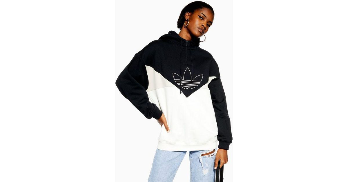 colour blocking hoodie by adidas