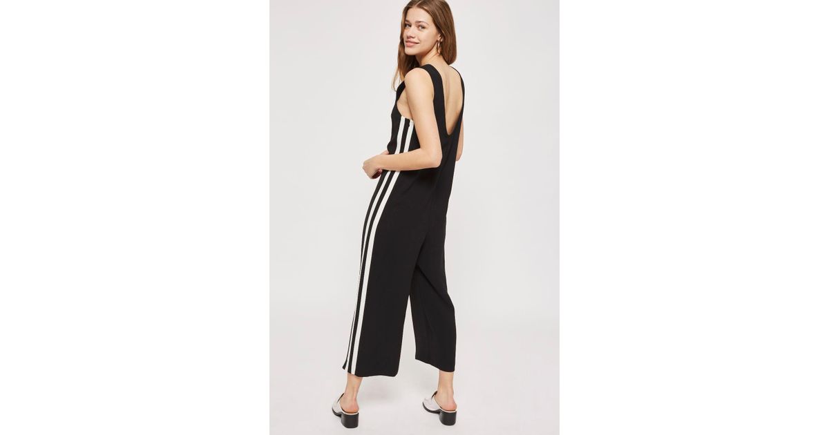 side stripe jumpsuit