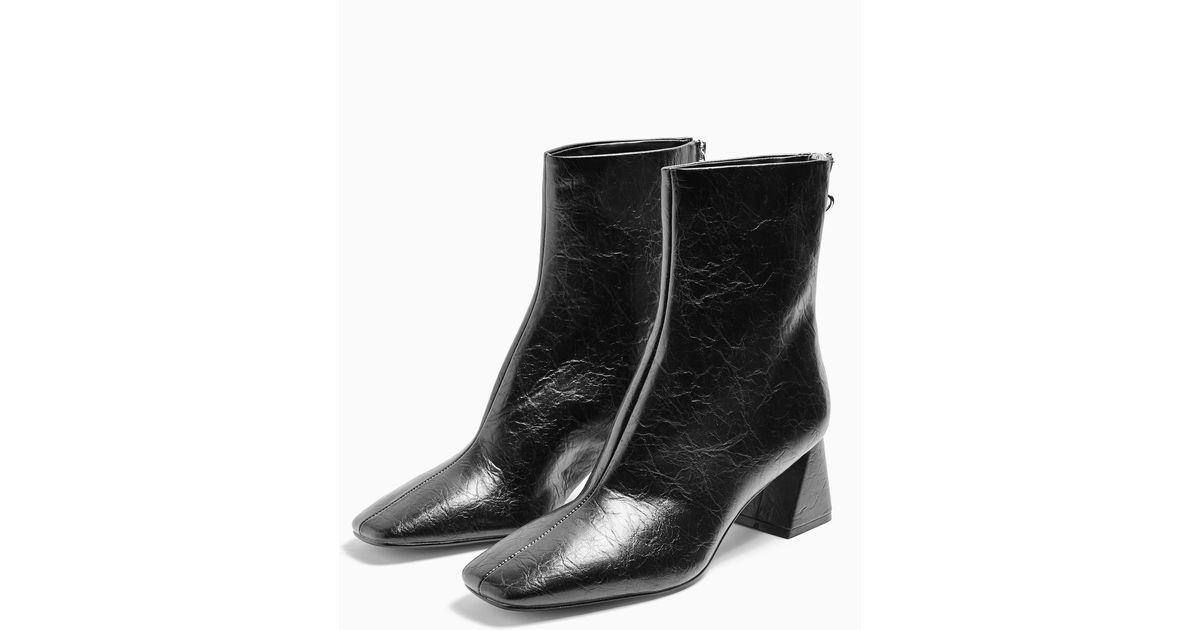 topshop square toe boots