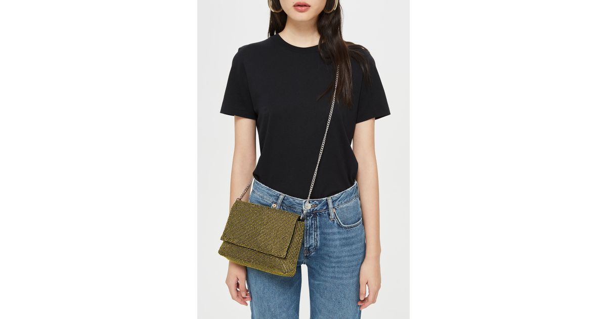 diana diamante clutch bag