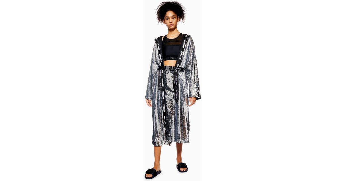 ivy park sequin robe