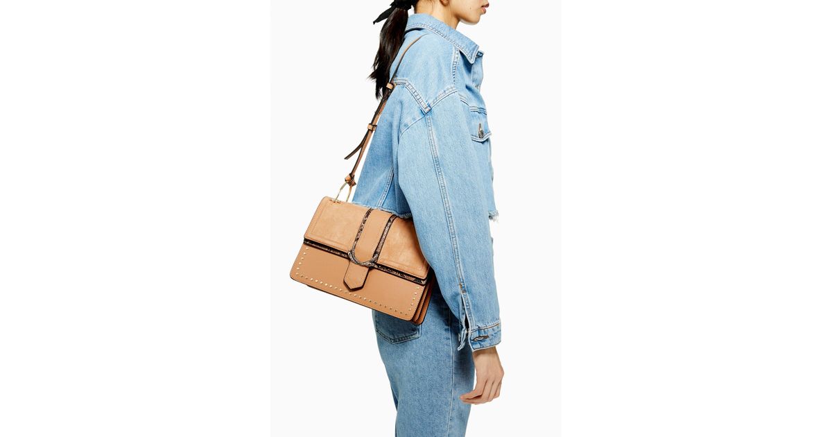 suri snake print shoulder bag