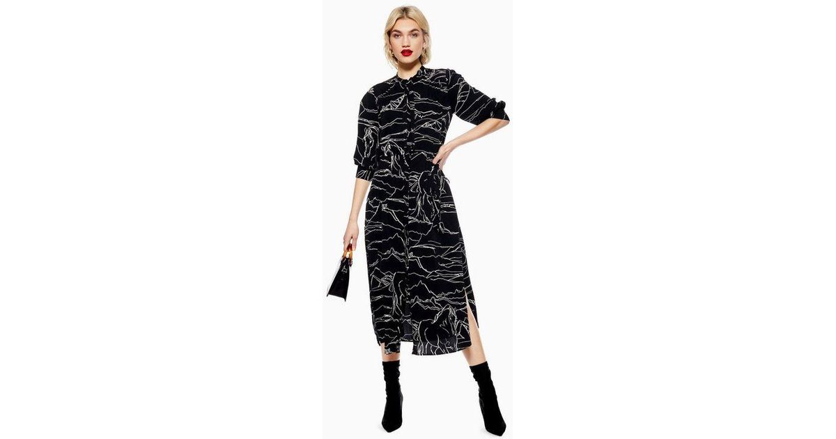 topshop horse print dress