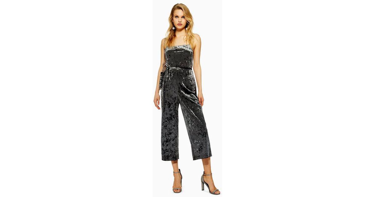 tall velvet jumpsuit