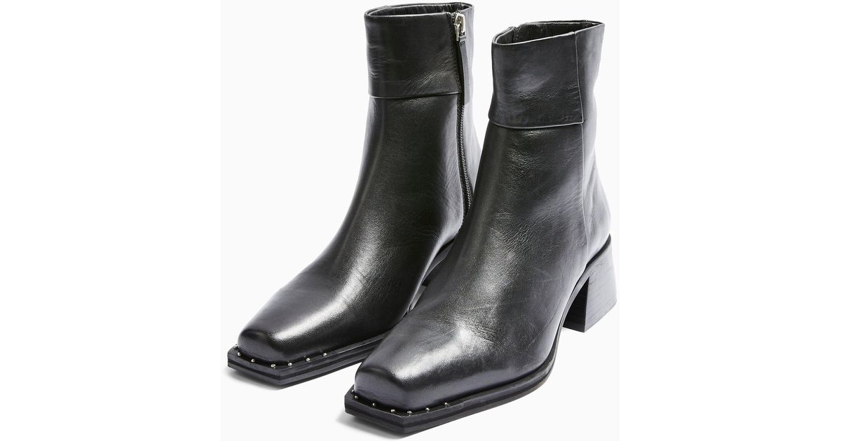 topshop square toe boots