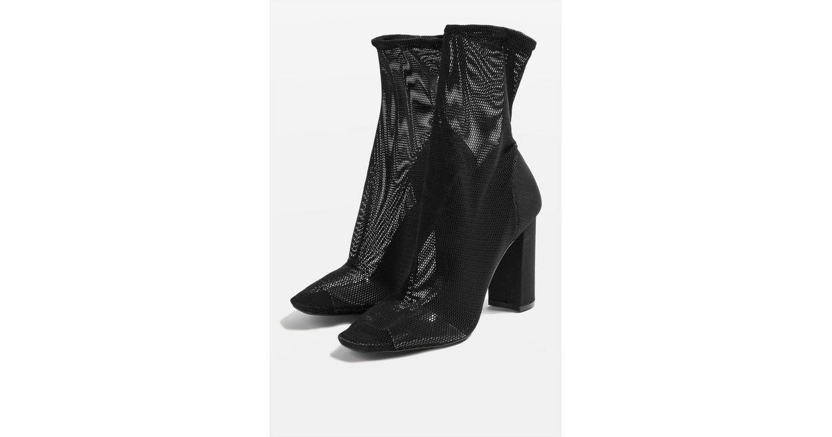topshop serena mesh boots