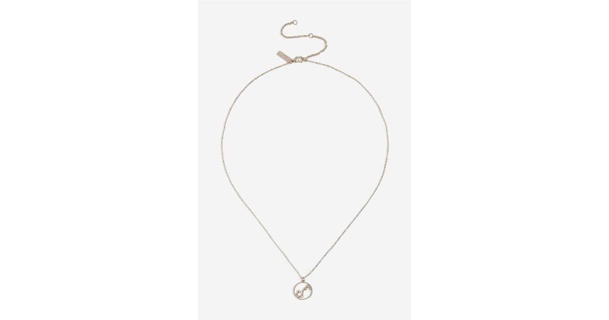 scorpio necklace topshop