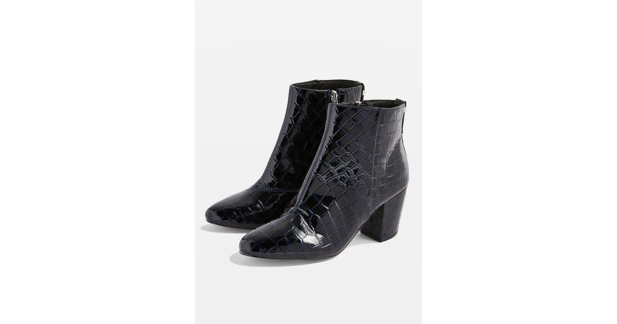 topshop crocodile boots
