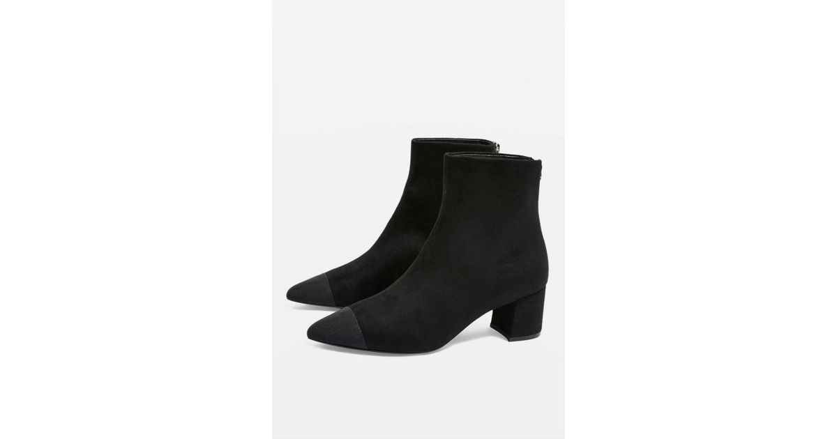 bambi toe cap boots