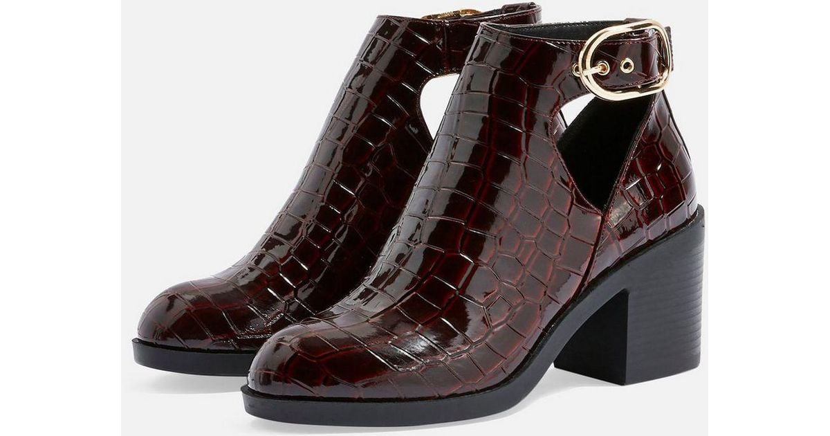 crocodile boots topshop
