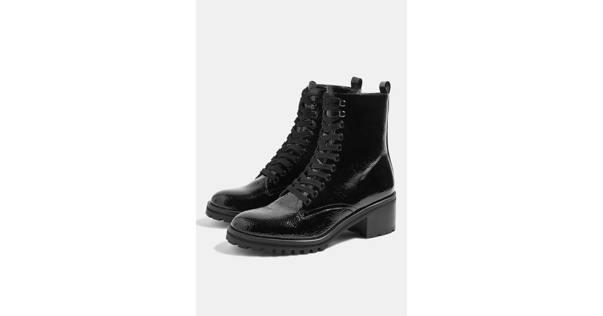 TOPSHOP Brazil Lace Up Ankle Boots in 