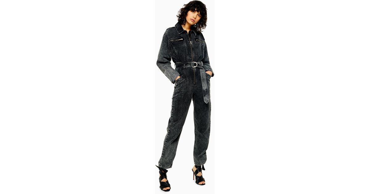 topshop acid wash boiler suit