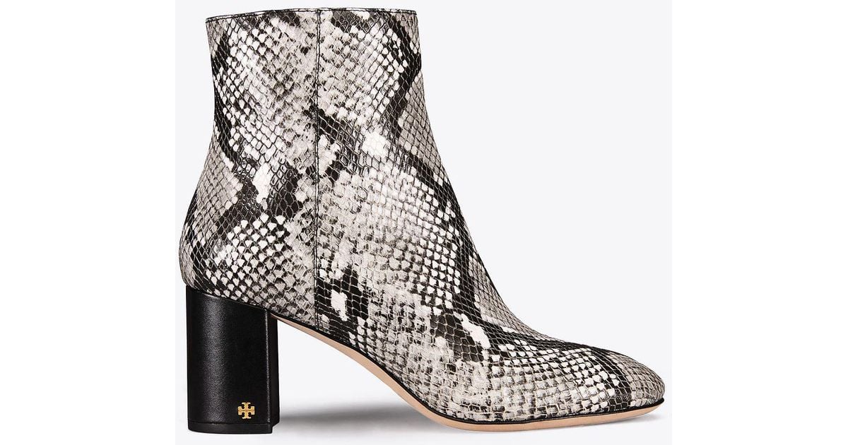 tory burch brooke embossed bootie
