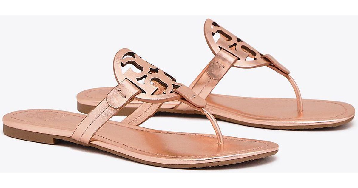 tory burch rose gold shoes