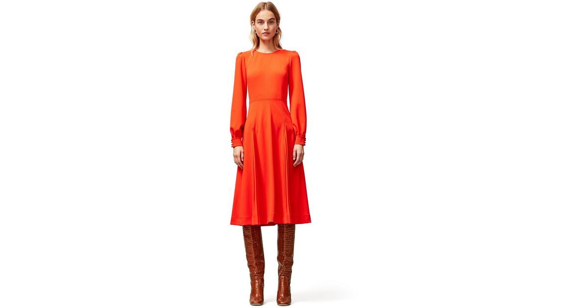 Tory Burch Synthetic Knit Crepe Midi 