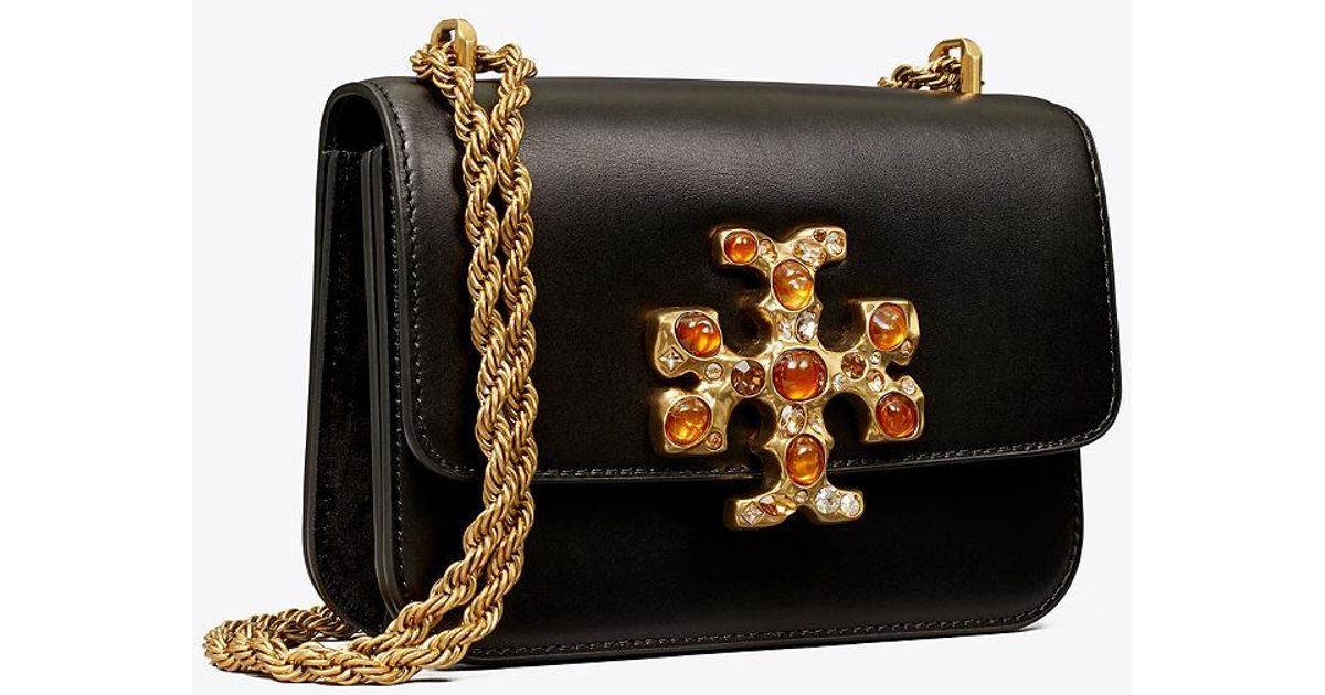 Tory Burch Small Eleanor Jeweled Bag in Black Lyst