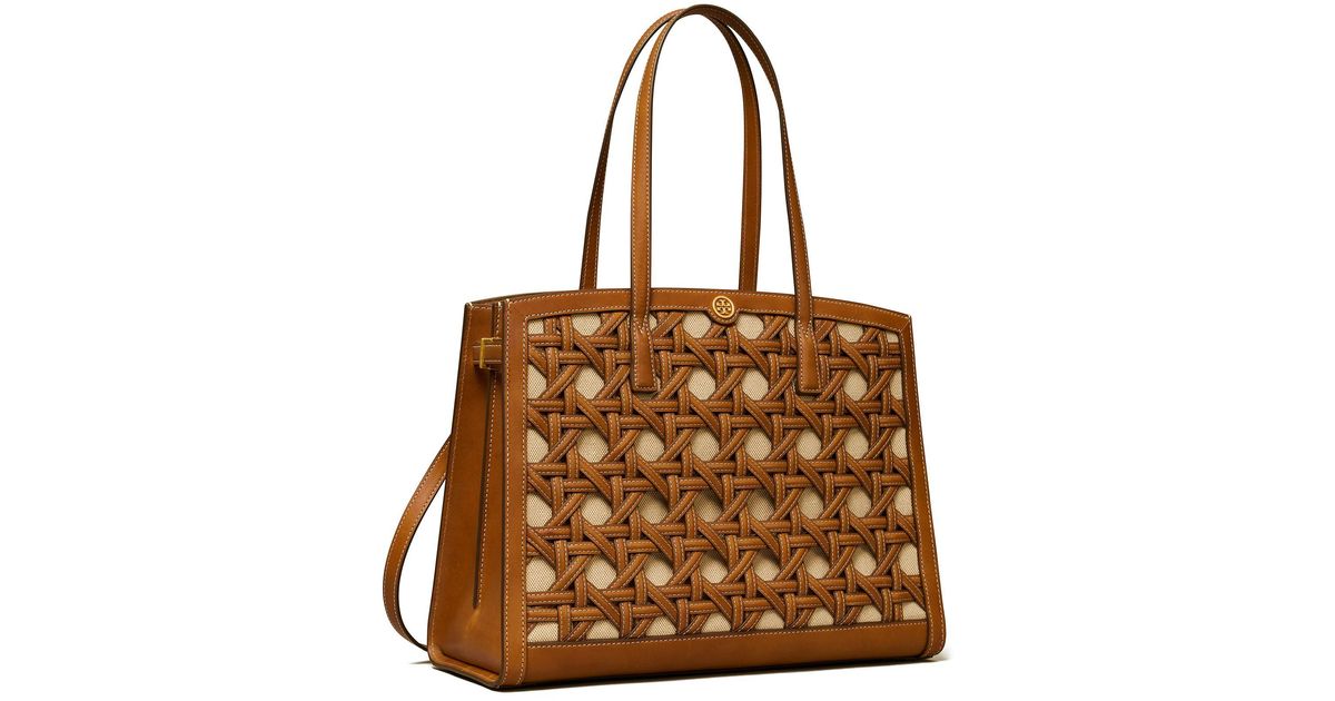 walker basket weave satchel