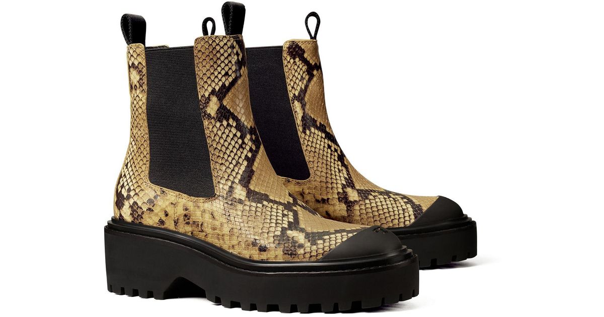 tory burch chelsea lug sole ankle boot
