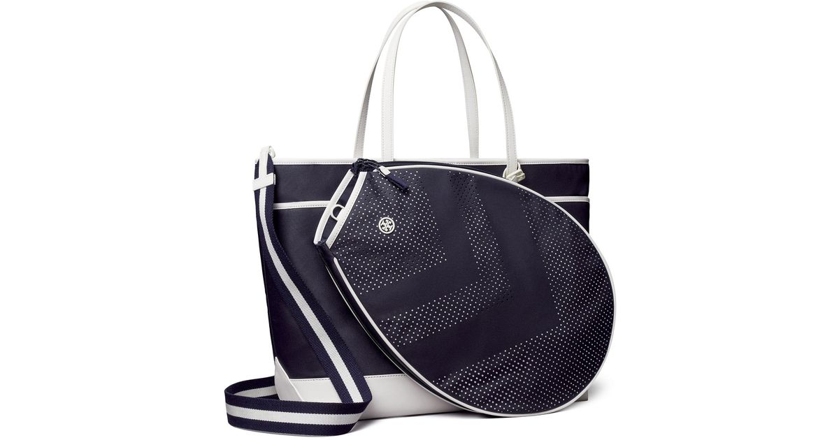 Tory Sport Convertible Tennis Tote in Blue Lyst Canada