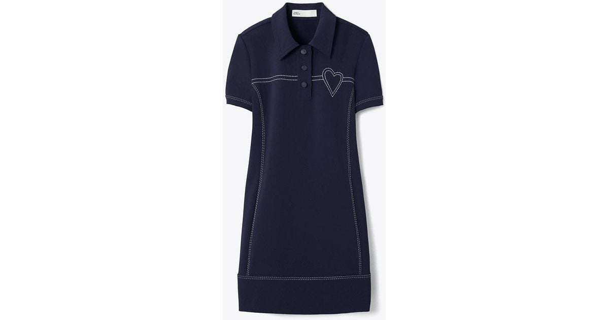 【TORY SPORT】CONTRAST STITCH POLO DRESS Tory Sport Contrast Stitch Polo minidress Tory Sport