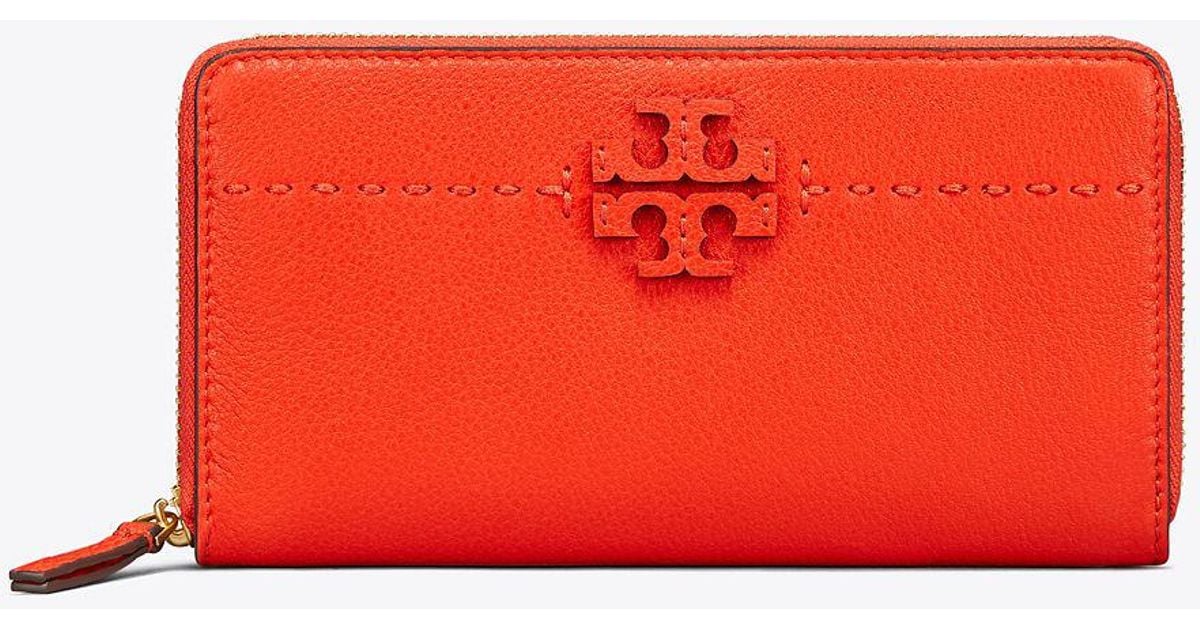 tory burch mcgraw zip continental wallet