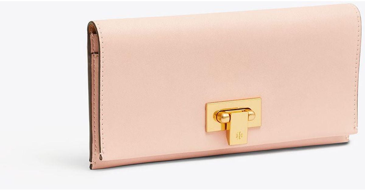 Tory Burch Carmen Color block Envelope Wallet Lyst Canada