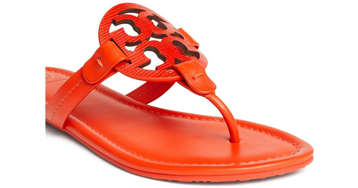 red tory burch sandals miller