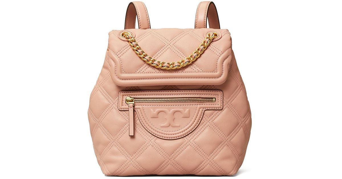 Tory Burch Fleming Soft Mini Backpack in Pink | Lyst