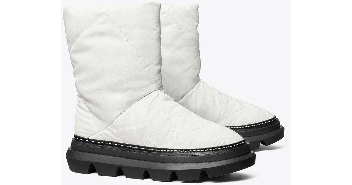 Tory Burch Sleeping Bag Pullon Boot in White Lyst