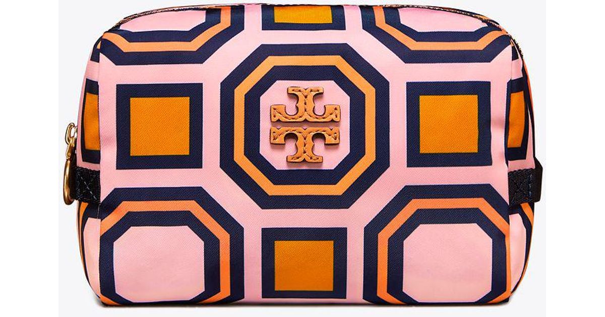 tory burch nylon cosmetic bag